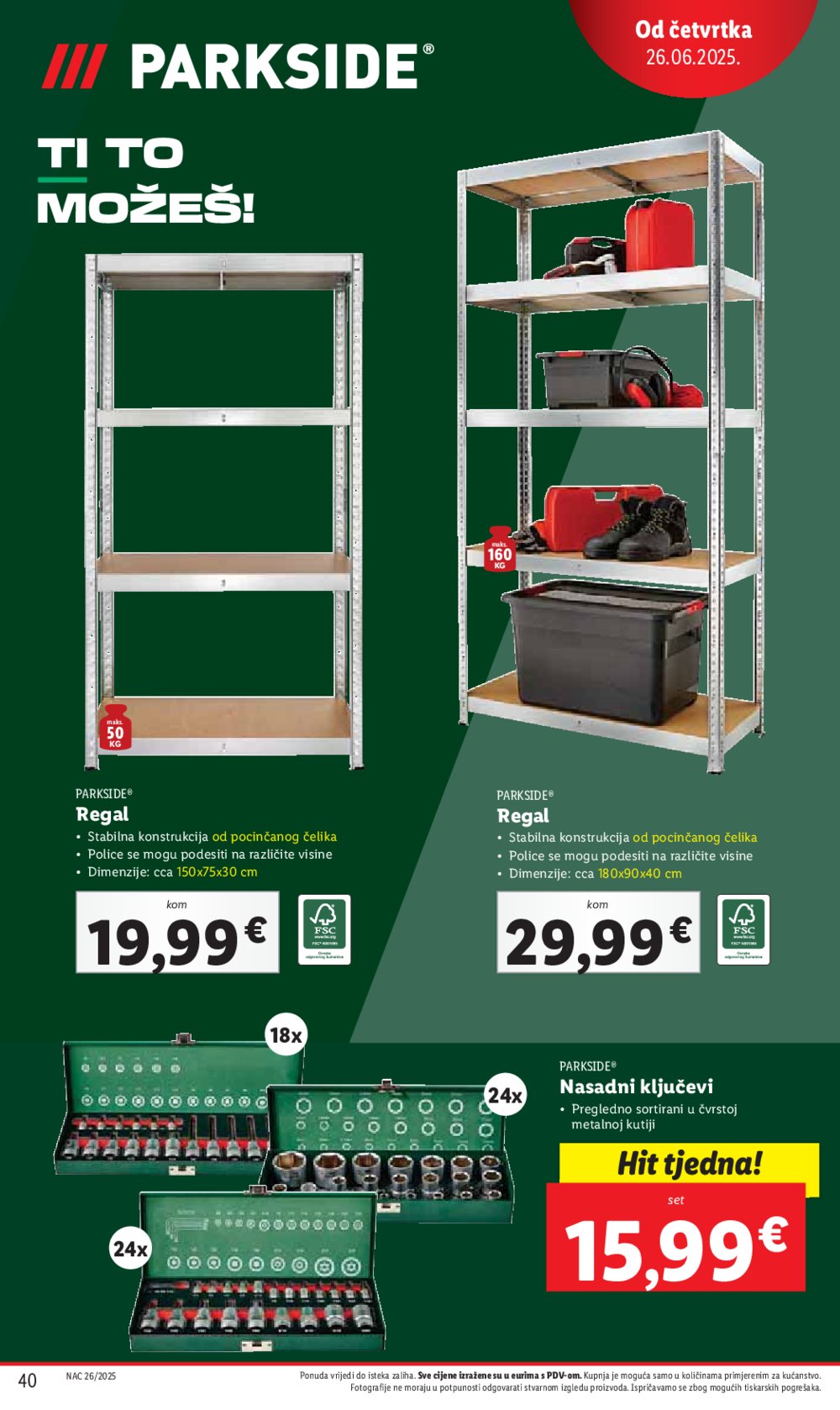 Lidl super ponuda od ponedjeljka 23.06. - 29.06.2025.