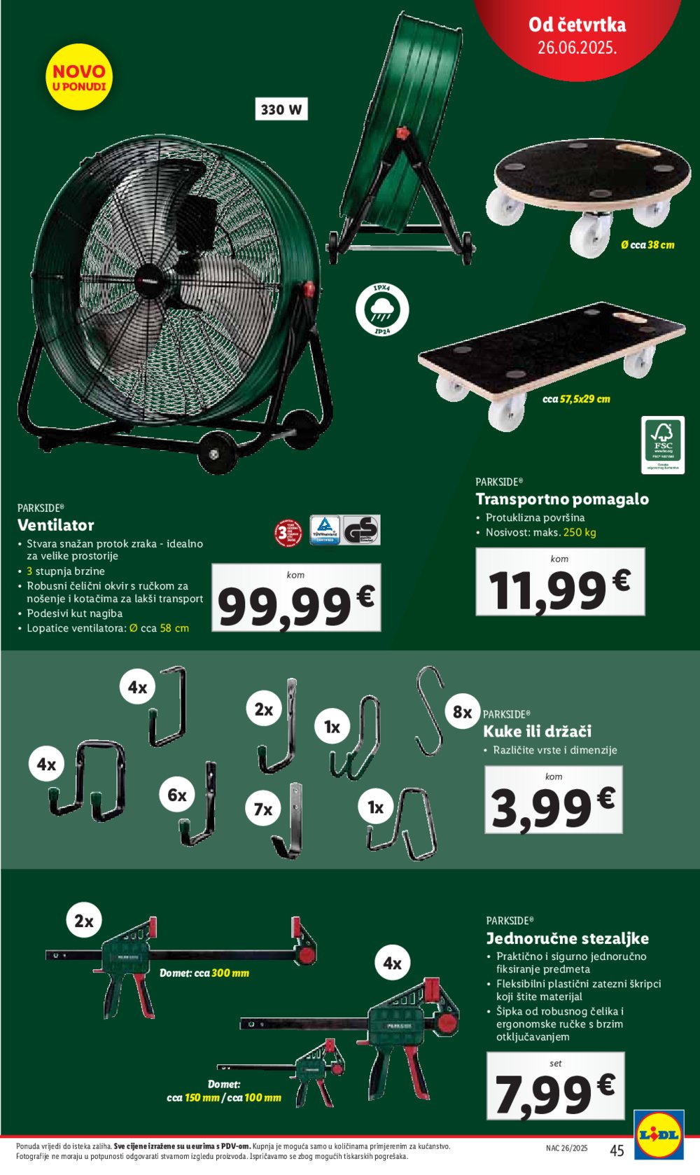 Lidl super ponuda od ponedjeljka 23.06. - 29.06.2025.