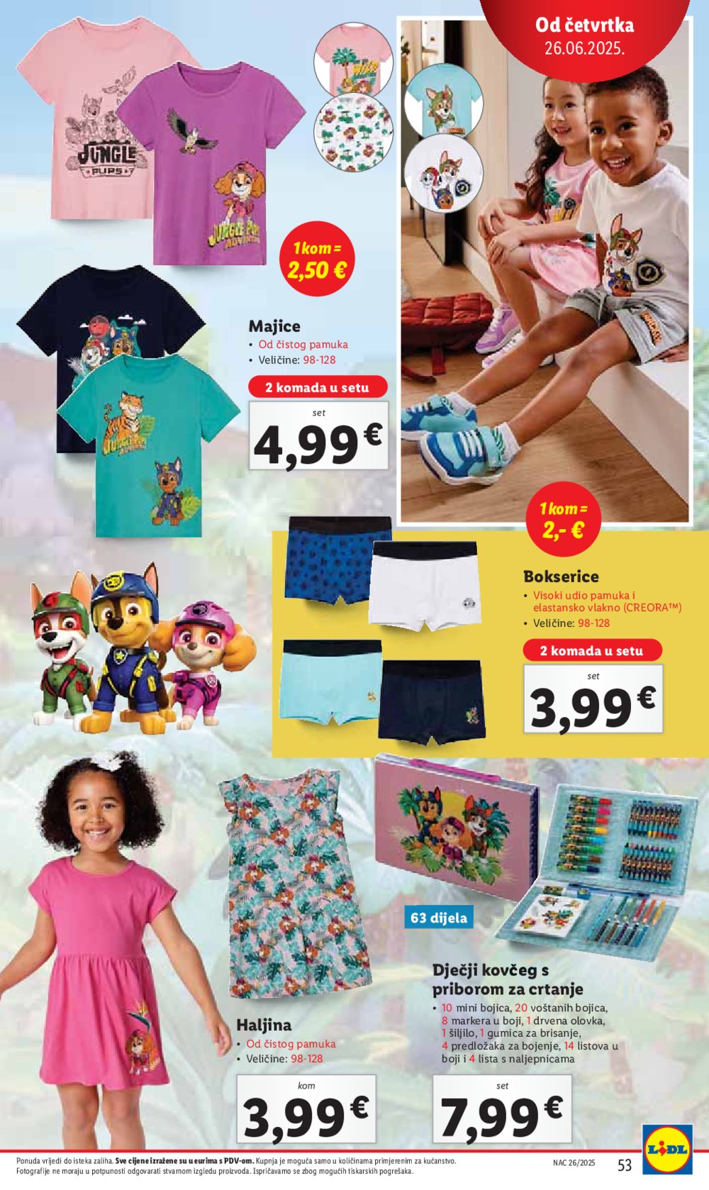 Lidl super ponuda od ponedjeljka 23.06. - 29.06.2025.