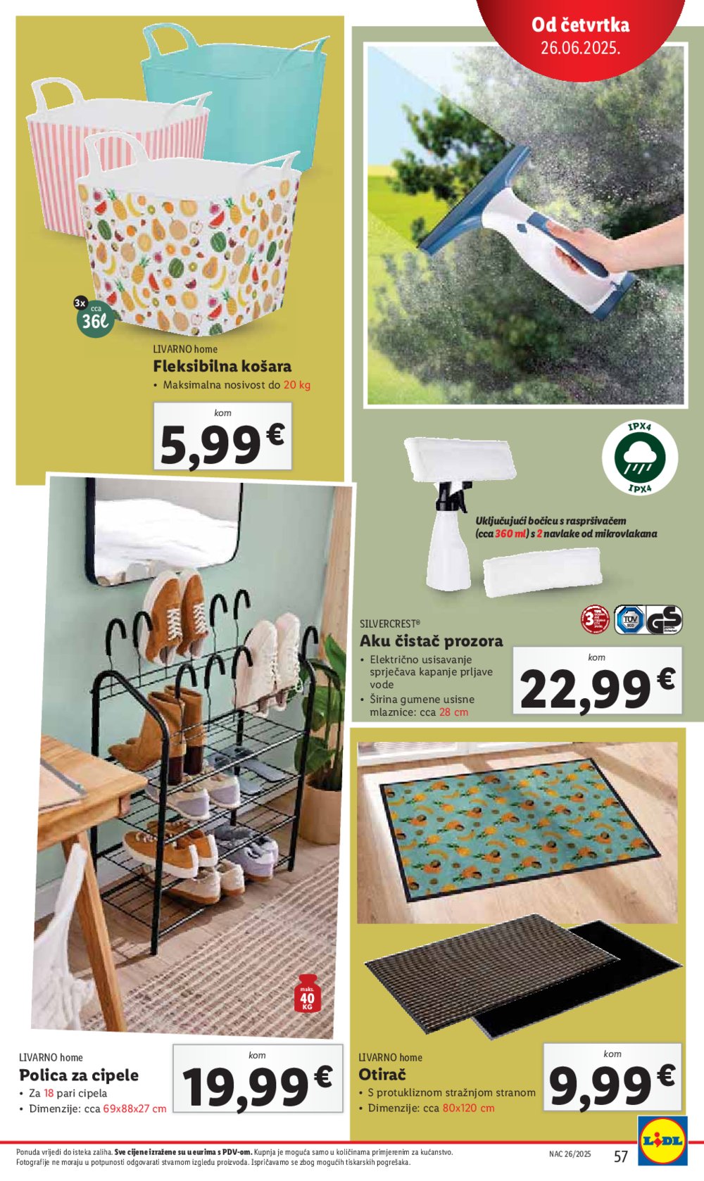 Lidl super ponuda od ponedjeljka 23.06. - 29.06.2025.