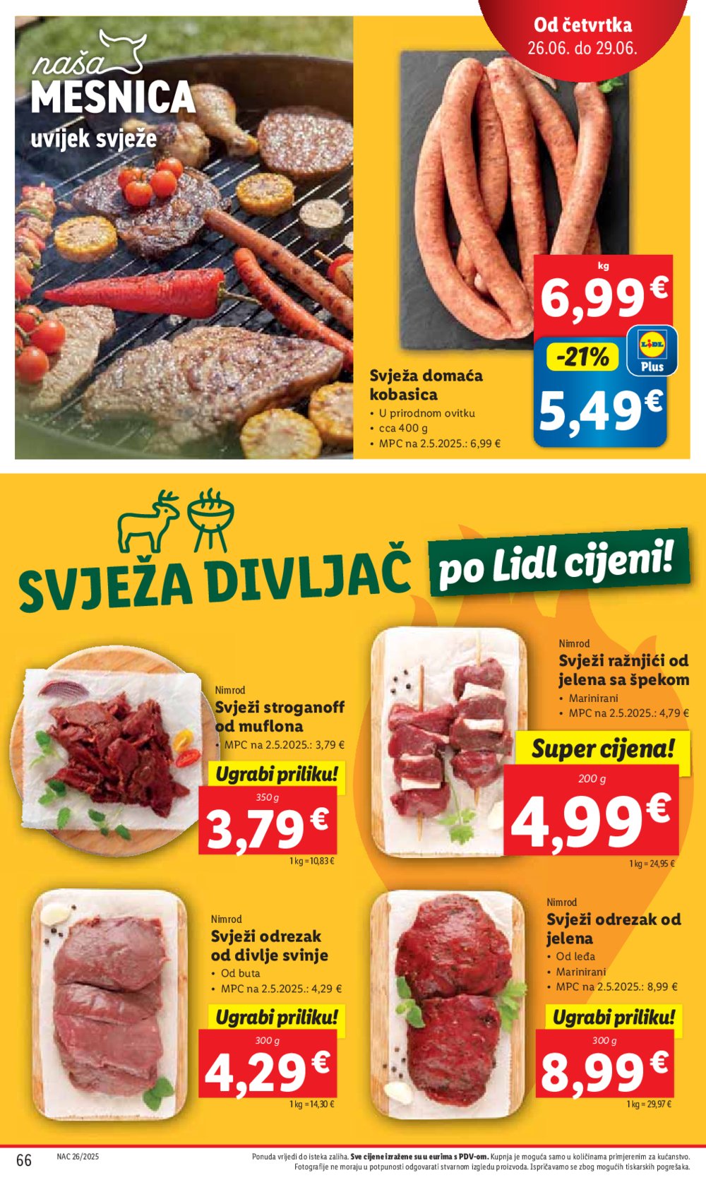 Lidl super ponuda od ponedjeljka 23.06. - 29.06.2025.