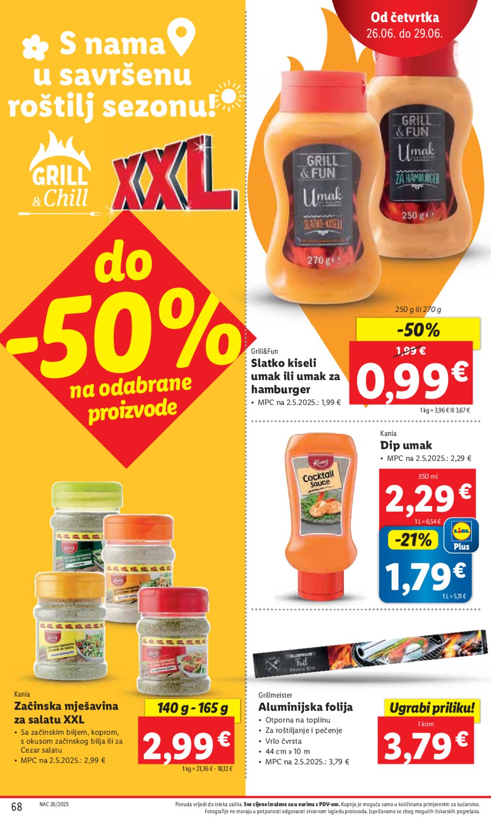 Lidl super ponuda od ponedjeljka 23.06. - 29.06.2025.