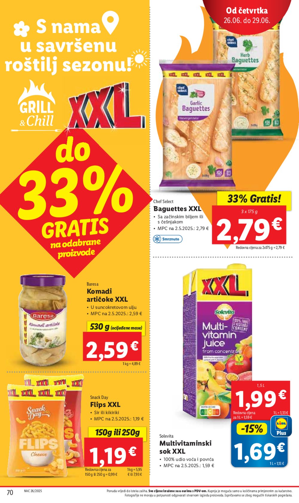Lidl super ponuda od ponedjeljka 23.06. - 29.06.2025.