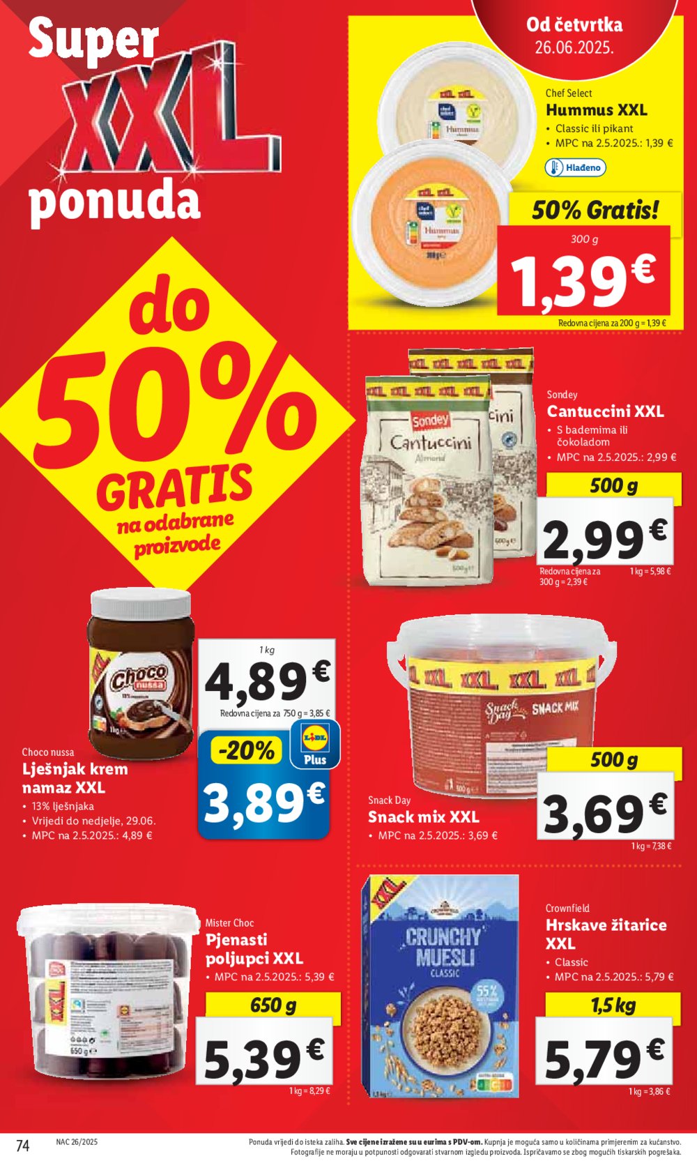 Lidl super ponuda od ponedjeljka 23.06. - 29.06.2025.