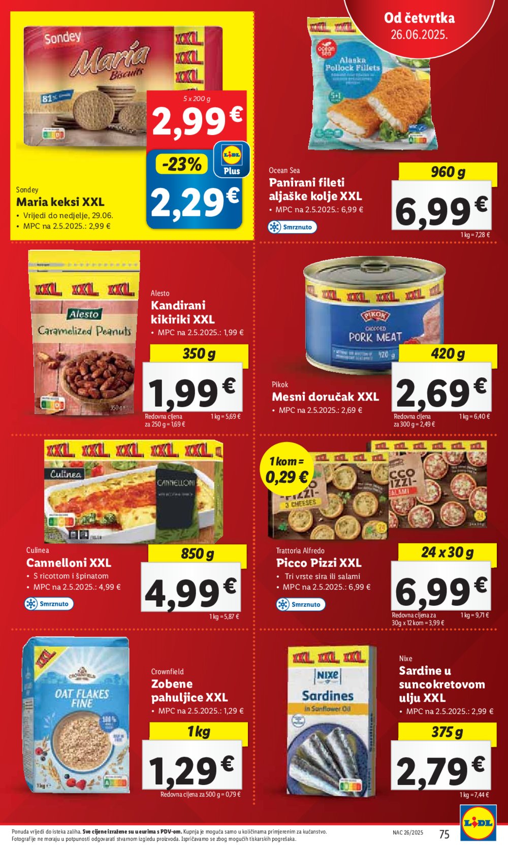 Lidl super ponuda od ponedjeljka 23.06. - 29.06.2025.