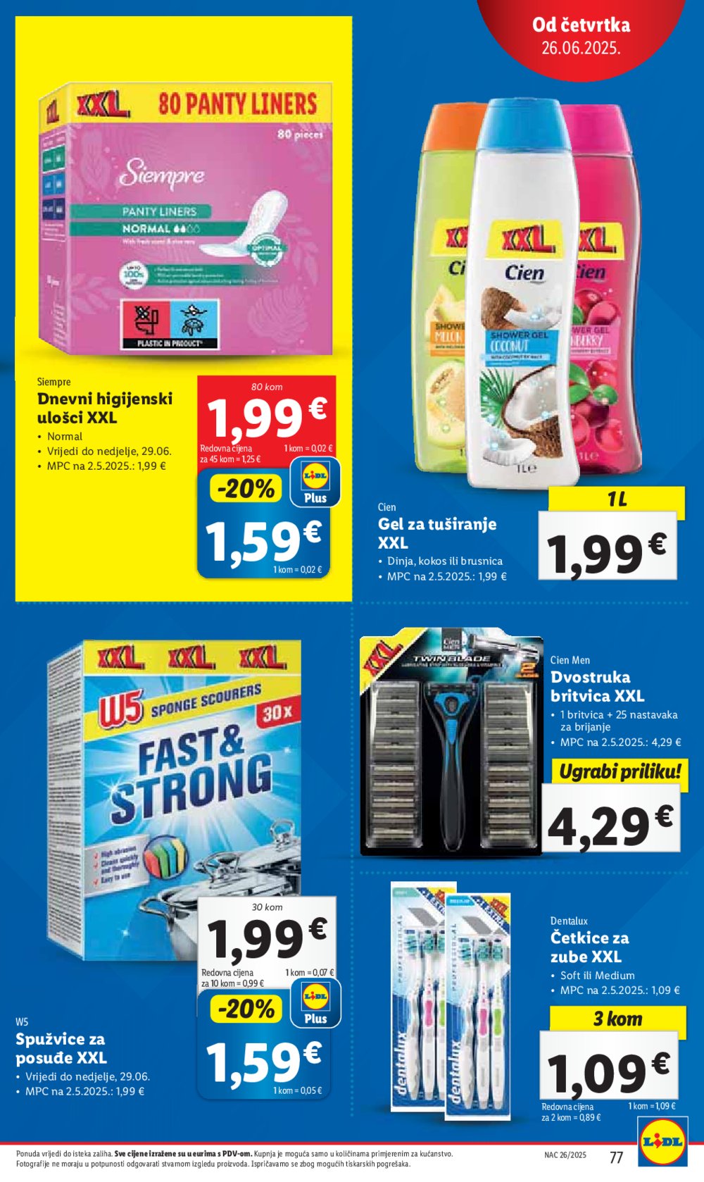 Lidl super ponuda od ponedjeljka 23.06. - 29.06.2025.