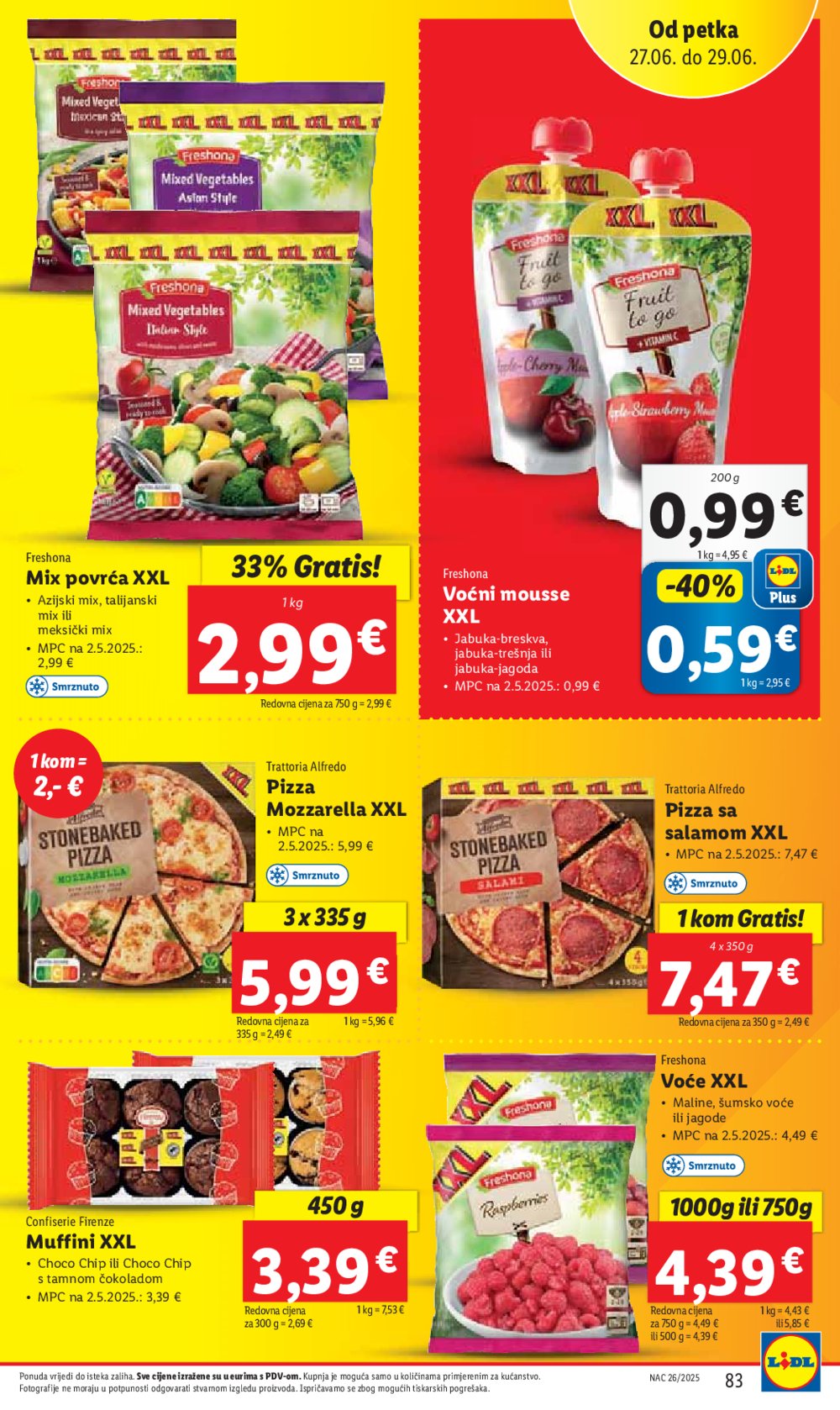 Lidl super ponuda od ponedjeljka 23.06. - 29.06.2025.