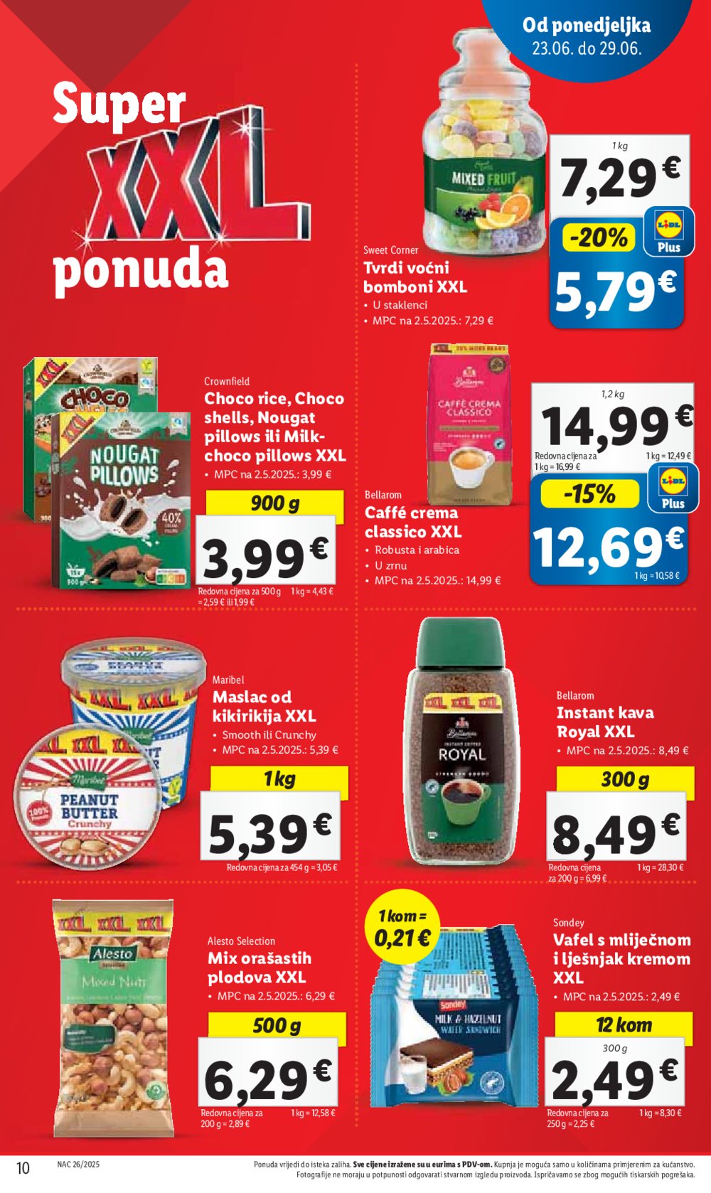 Lidl super ponuda od ponedjeljka 23.06. - 29.06.2025.
