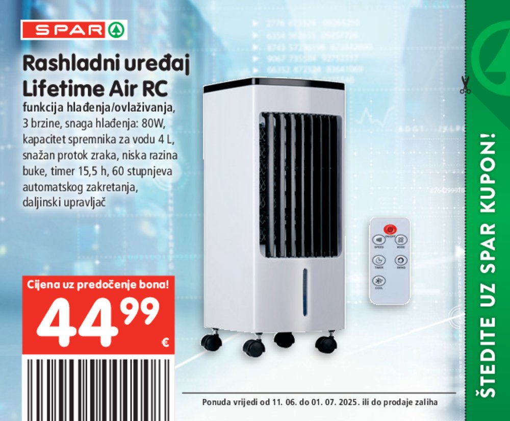SPAR posebne pogodnosti katalog Akcija 11.06.-01.07.2025.