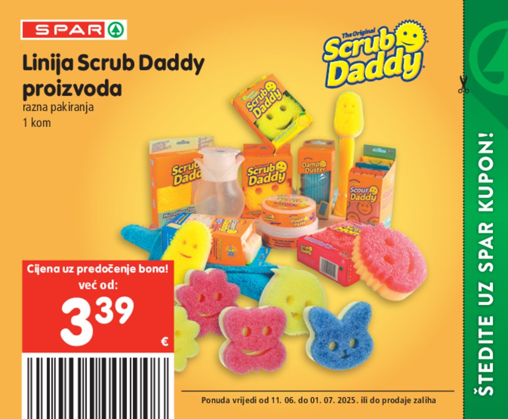 SPAR posebne pogodnosti katalog Akcija 11.06.-01.07.2025.