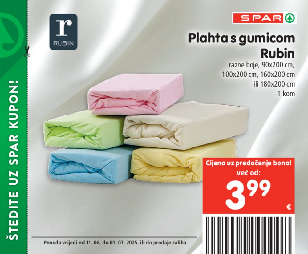 SPAR posebne pogodnosti katalog Akcija 11.06.-01.07.2025.