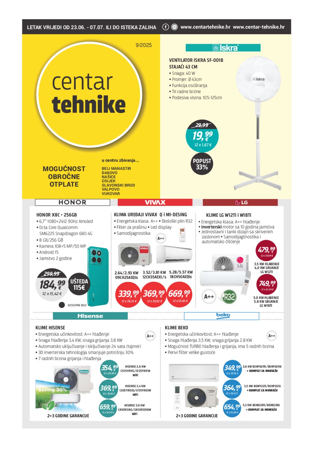 Centar tehnike katalog akcija 23.06.-07.07.2025. 
