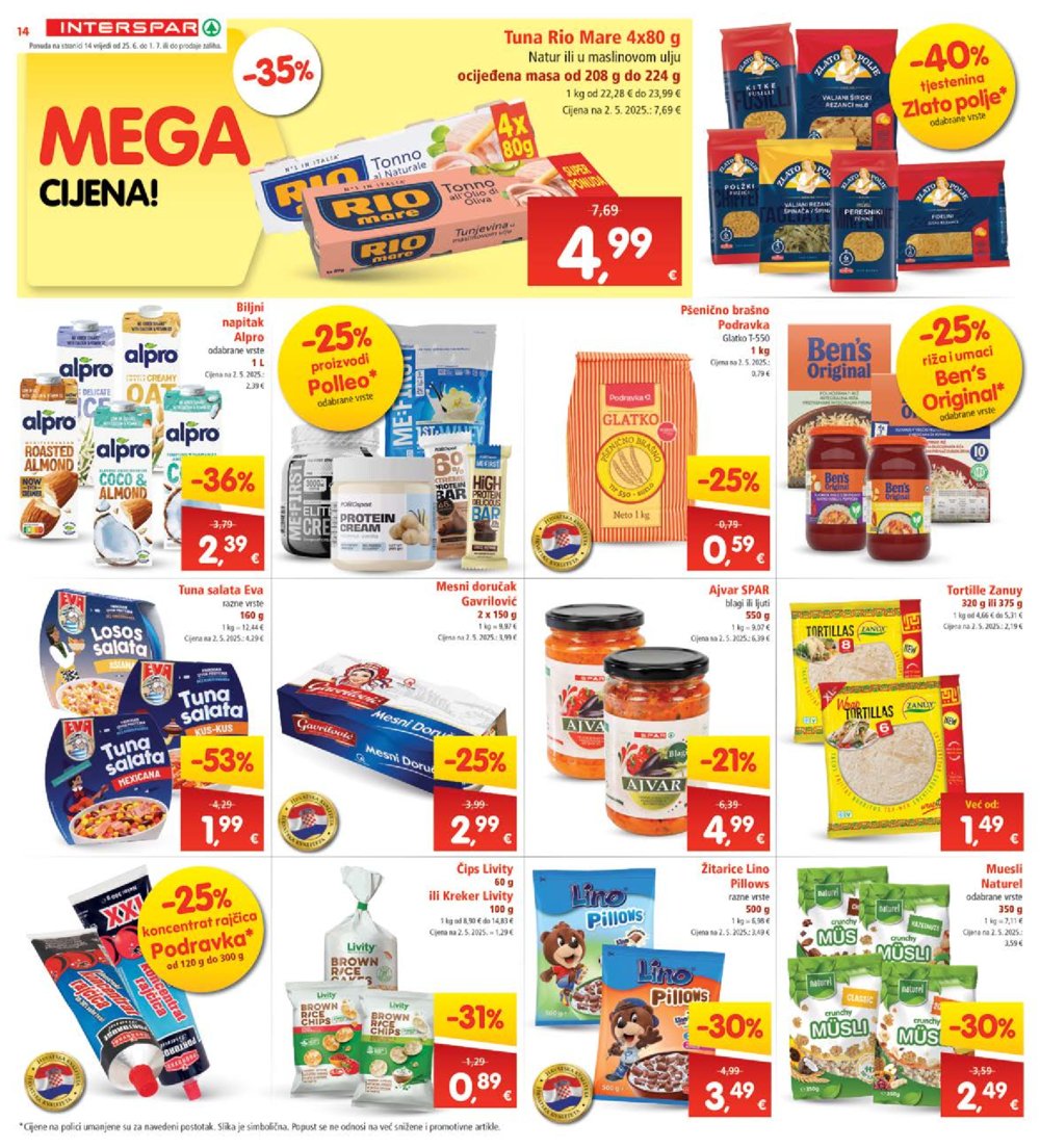 INTERSPAR katalog Akcija 25.06.-01.07.2025.