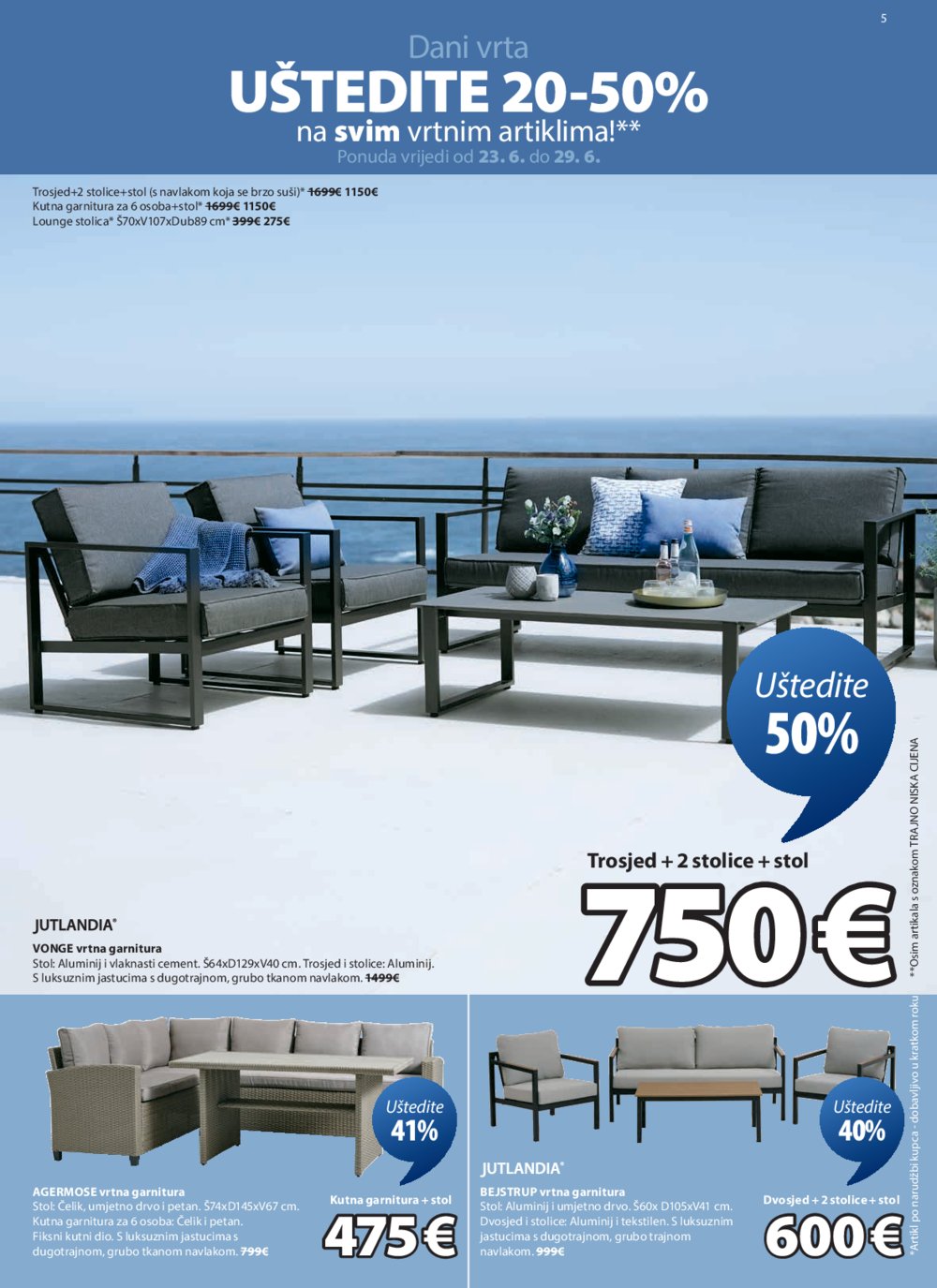 Jysk katalog Akcija 23.06.-29.07.2025.
