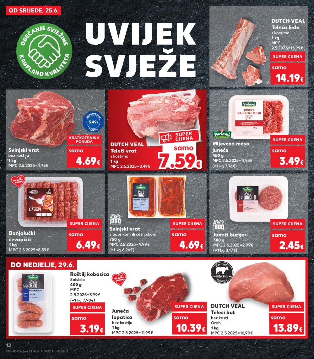 Kaufland katalog Akcija 25.06.-01.07.2025. Odabrane poslovnice