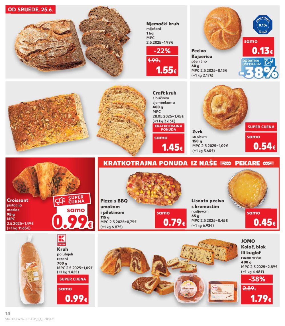 Kaufland katalog Akcija 25.06.-01.07.2025. Odabrane poslovnice