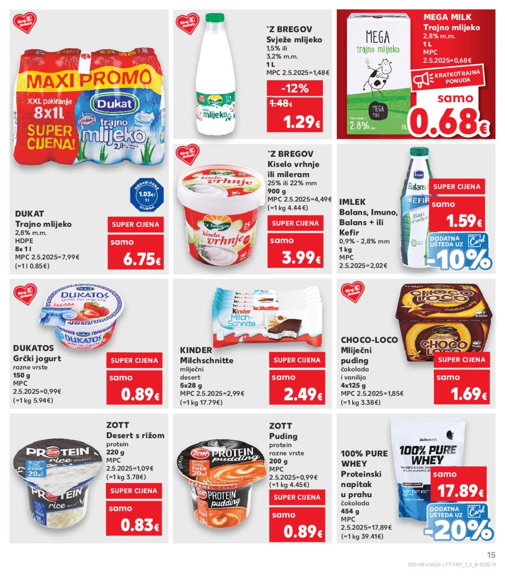 Kaufland katalog Akcija 25.06.-01.07.2025. Odabrane poslovnice
