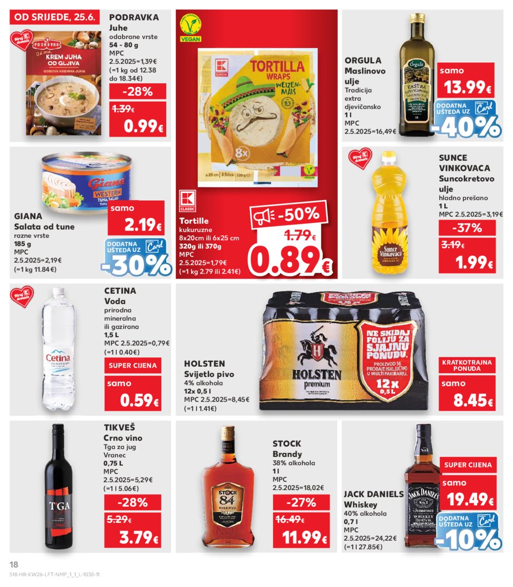 Kaufland katalog Akcija 25.06.-01.07.2025. Odabrane poslovnice