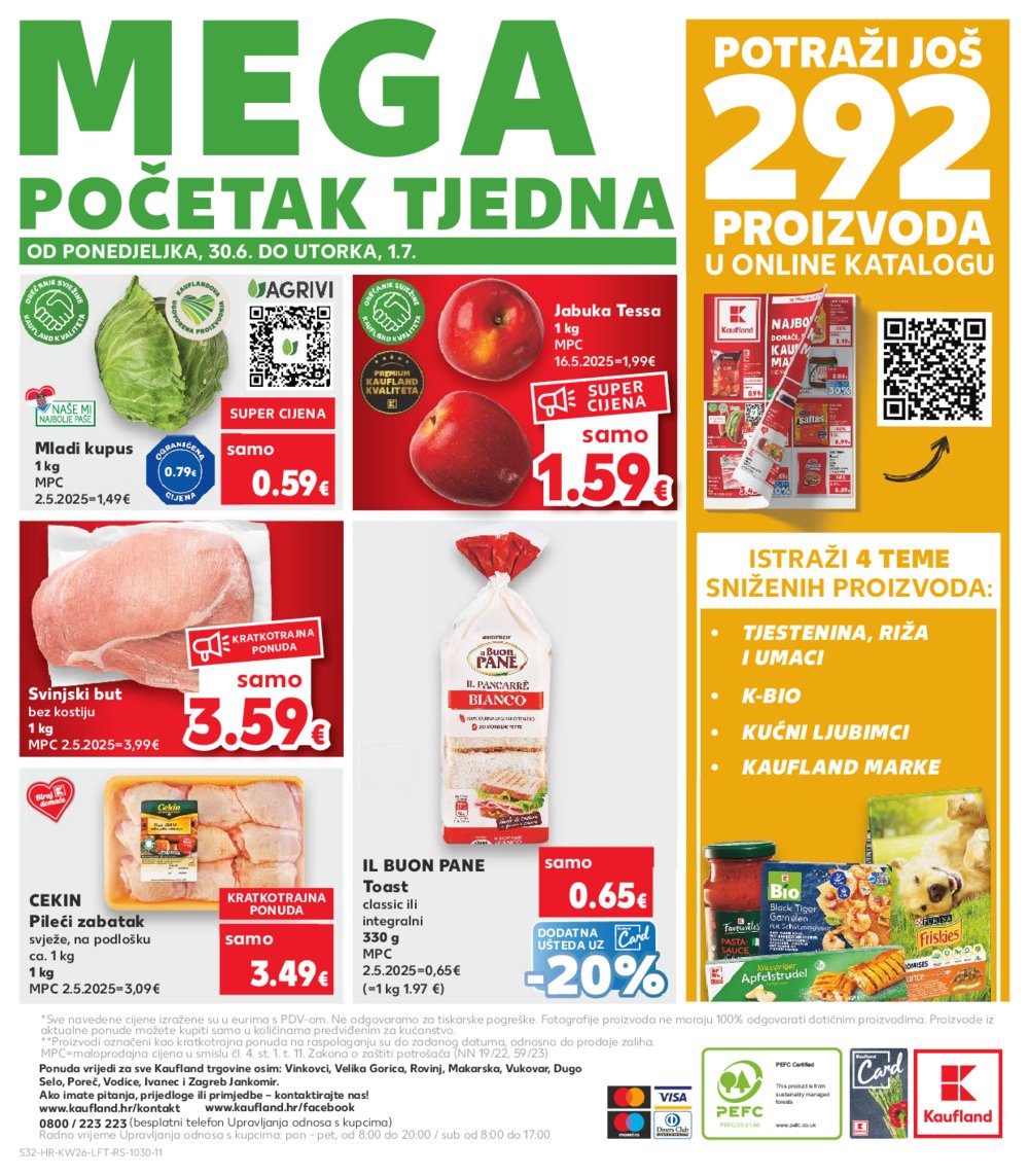 Kaufland katalog Akcija 25.06.-01.07.2025. Odabrane poslovnice