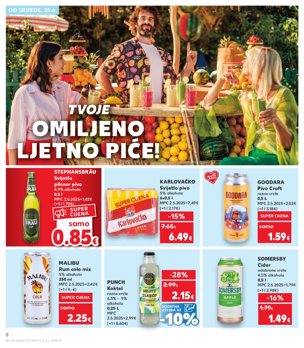 Kaufland katalog Akcija 25.06.-01.07.2025. Odabrane poslovnice