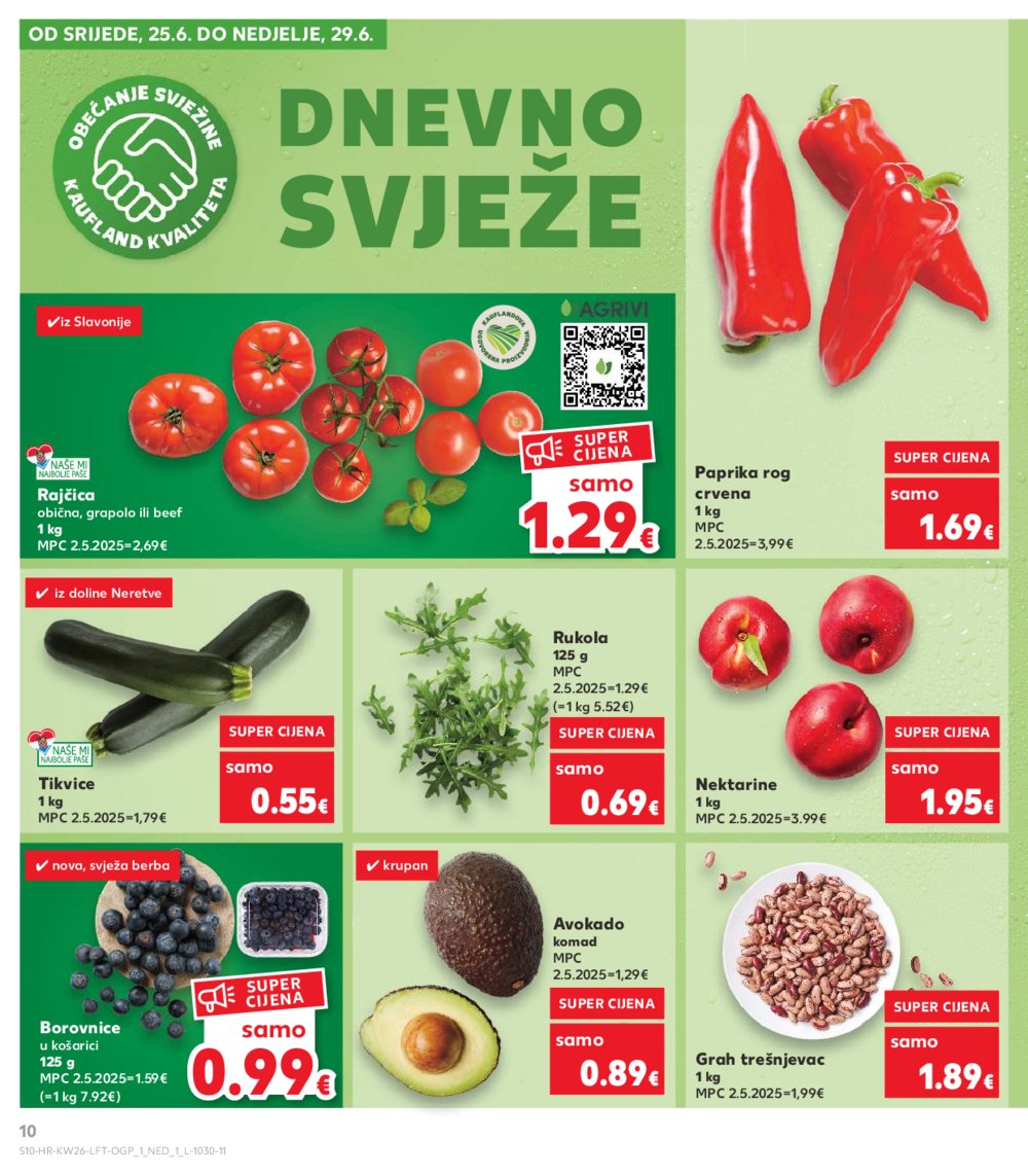 Kaufland katalog Akcija 25.06.-01.07.2025. Odabrane poslovnice