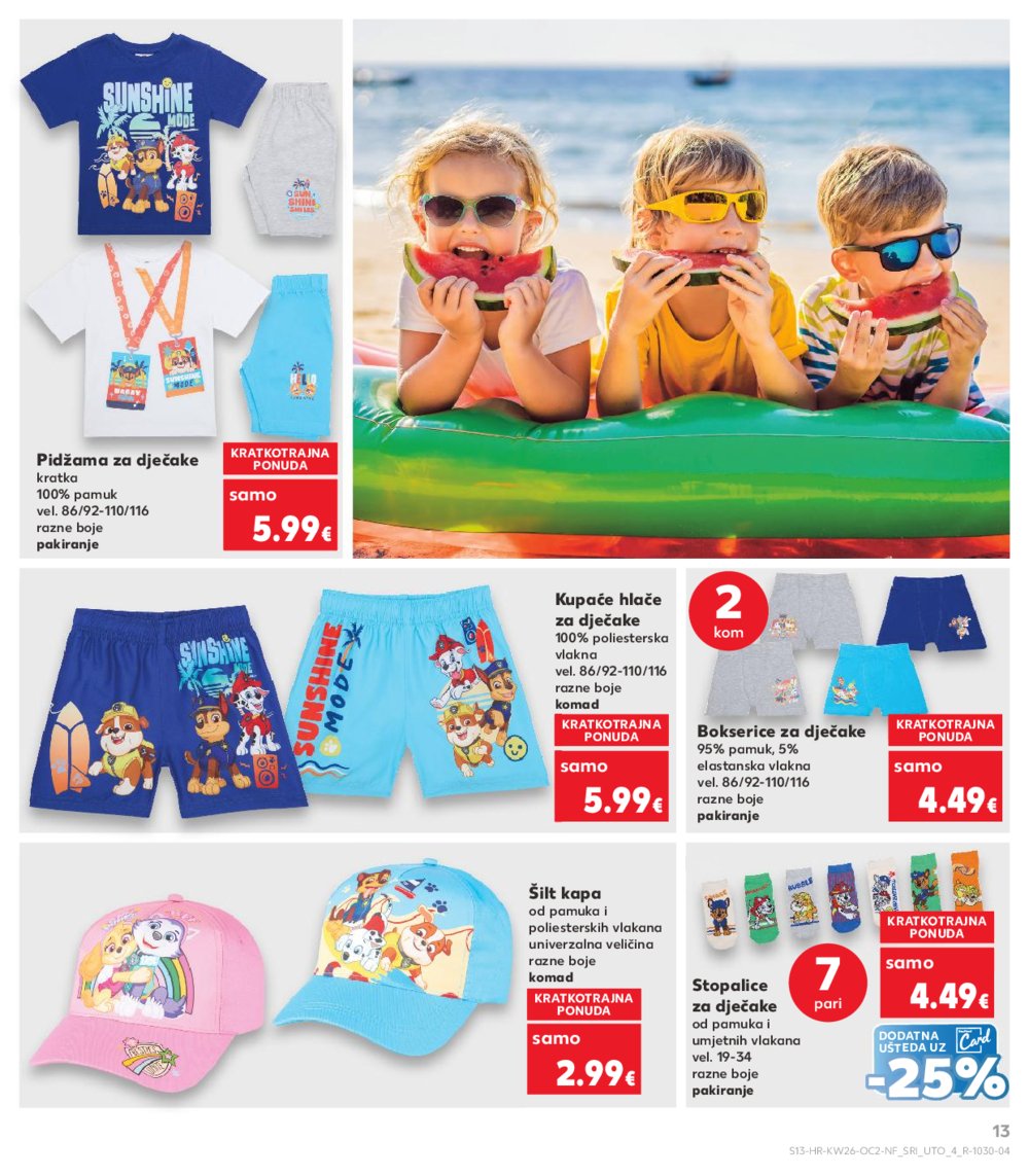 Kaufland katalog Neprehrambenih proizvoda 25.06.-01.07.2025. Ma, Po, Ro, Vo, Vu, DS, VG, Ma, Jan, Iv