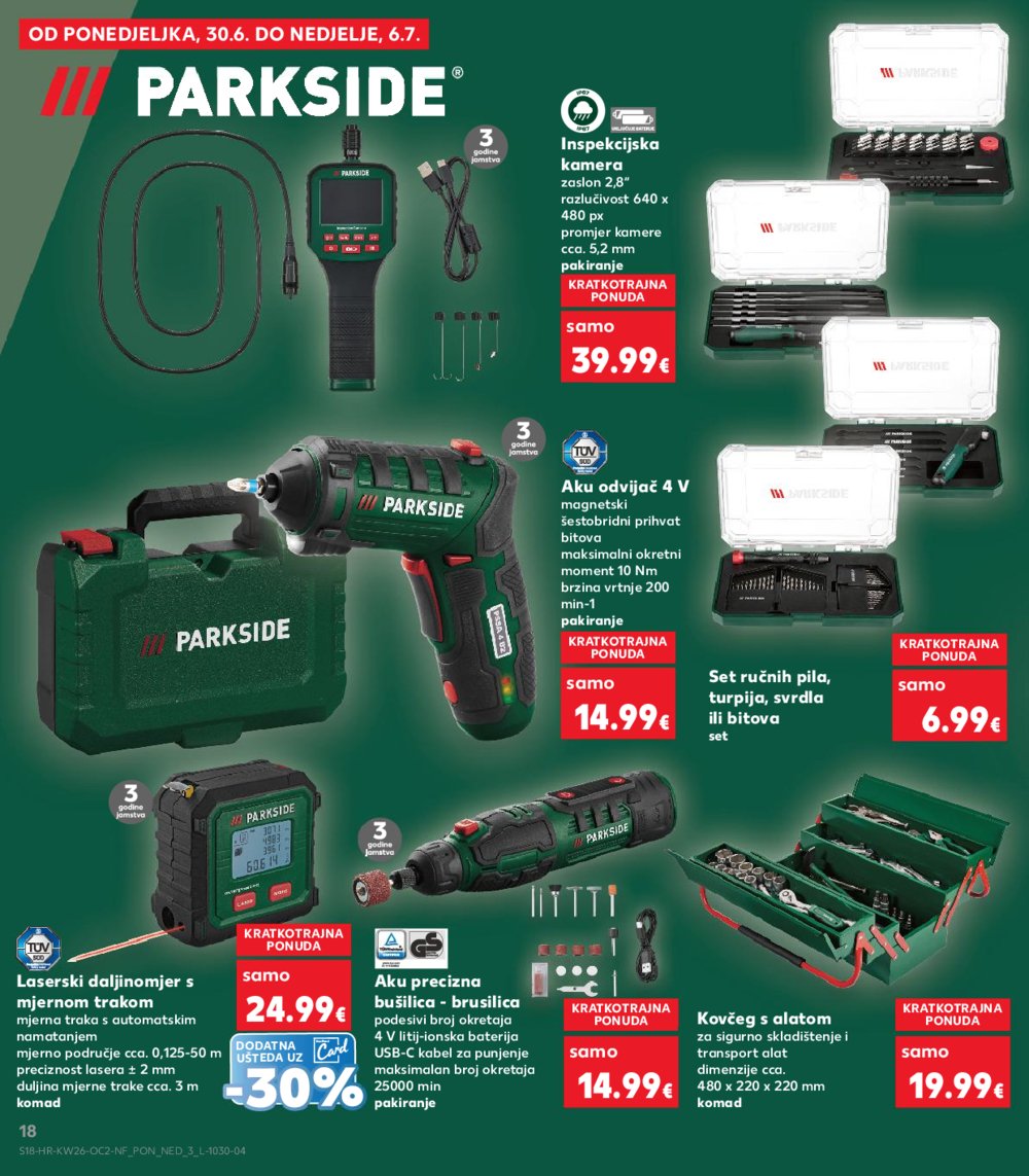 Kaufland katalog Neprehrambenih proizvoda 25.06.-01.07.2025. Ma, Po, Ro, Vo, Vu, DS, VG, Ma, Jan, Iv