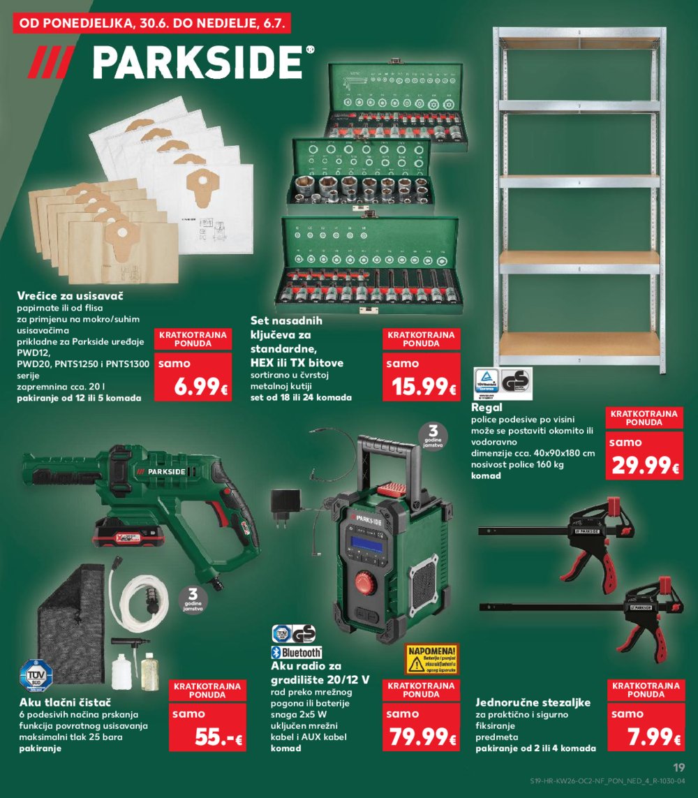 Kaufland katalog Neprehrambenih proizvoda 25.06.-01.07.2025. Ma, Po, Ro, Vo, Vu, DS, VG, Ma, Jan, Iv
