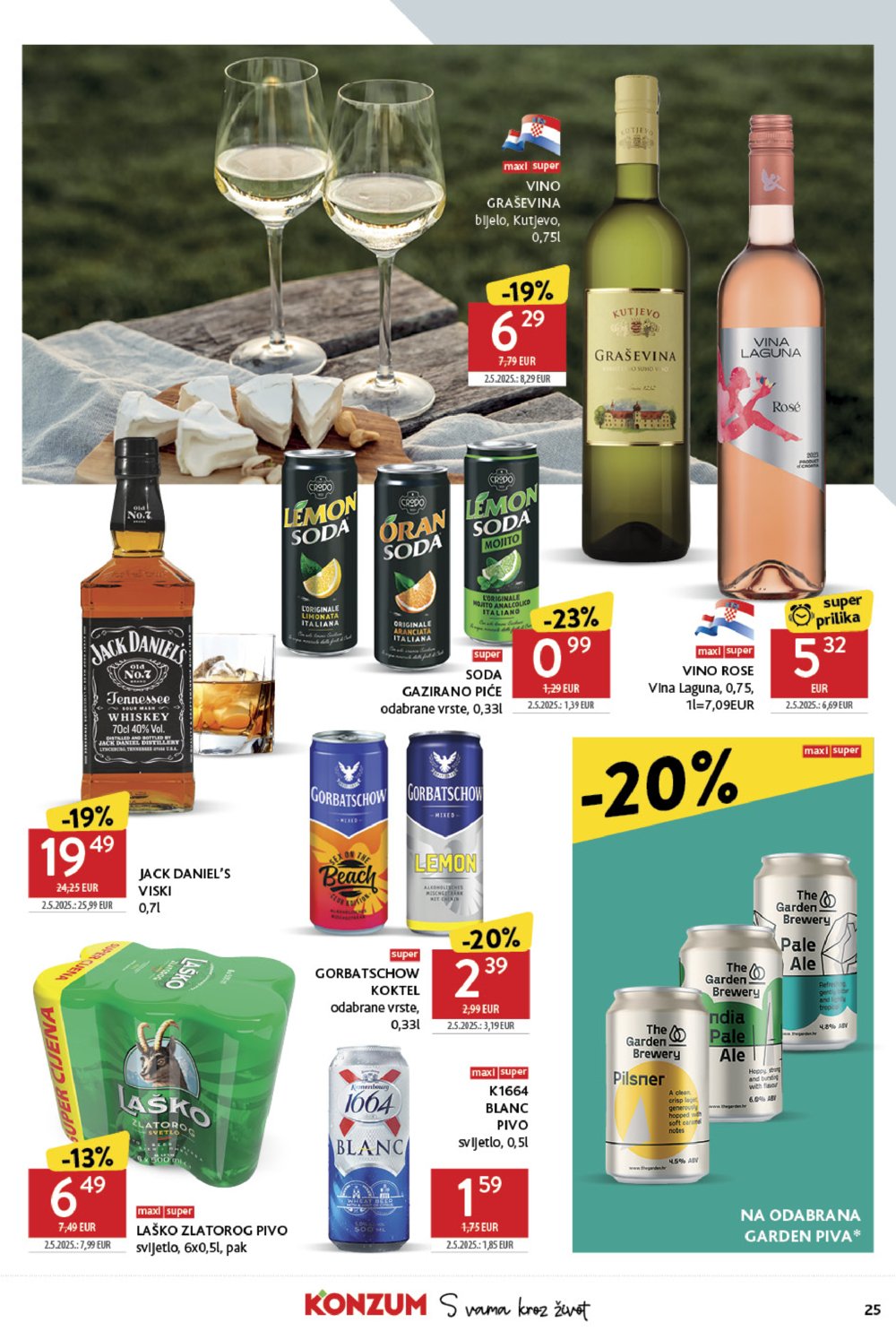 Konzum katalog Akcija 25.06.-01.07.2025.