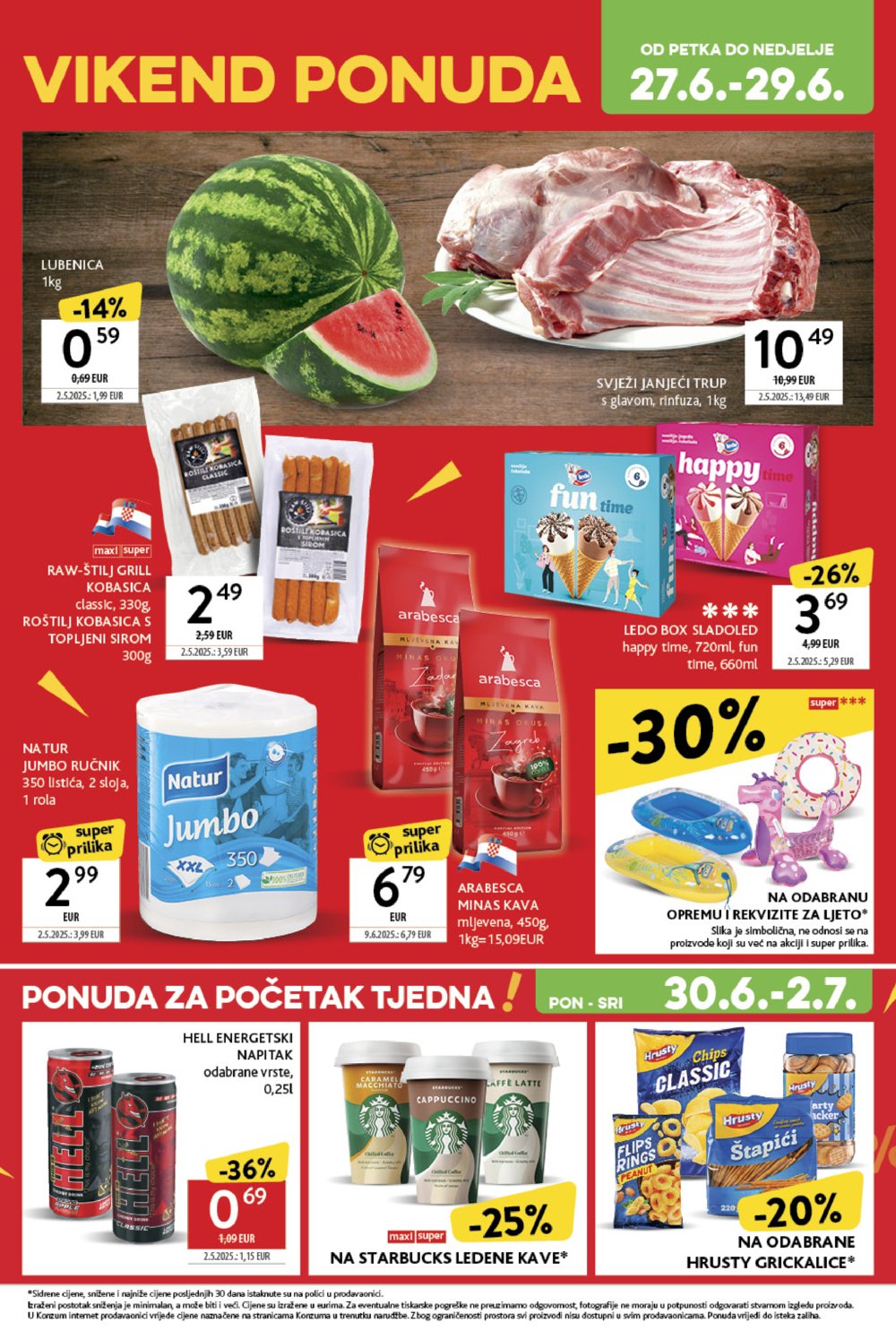 Konzum katalog Akcija 25.06.-01.07.2025.