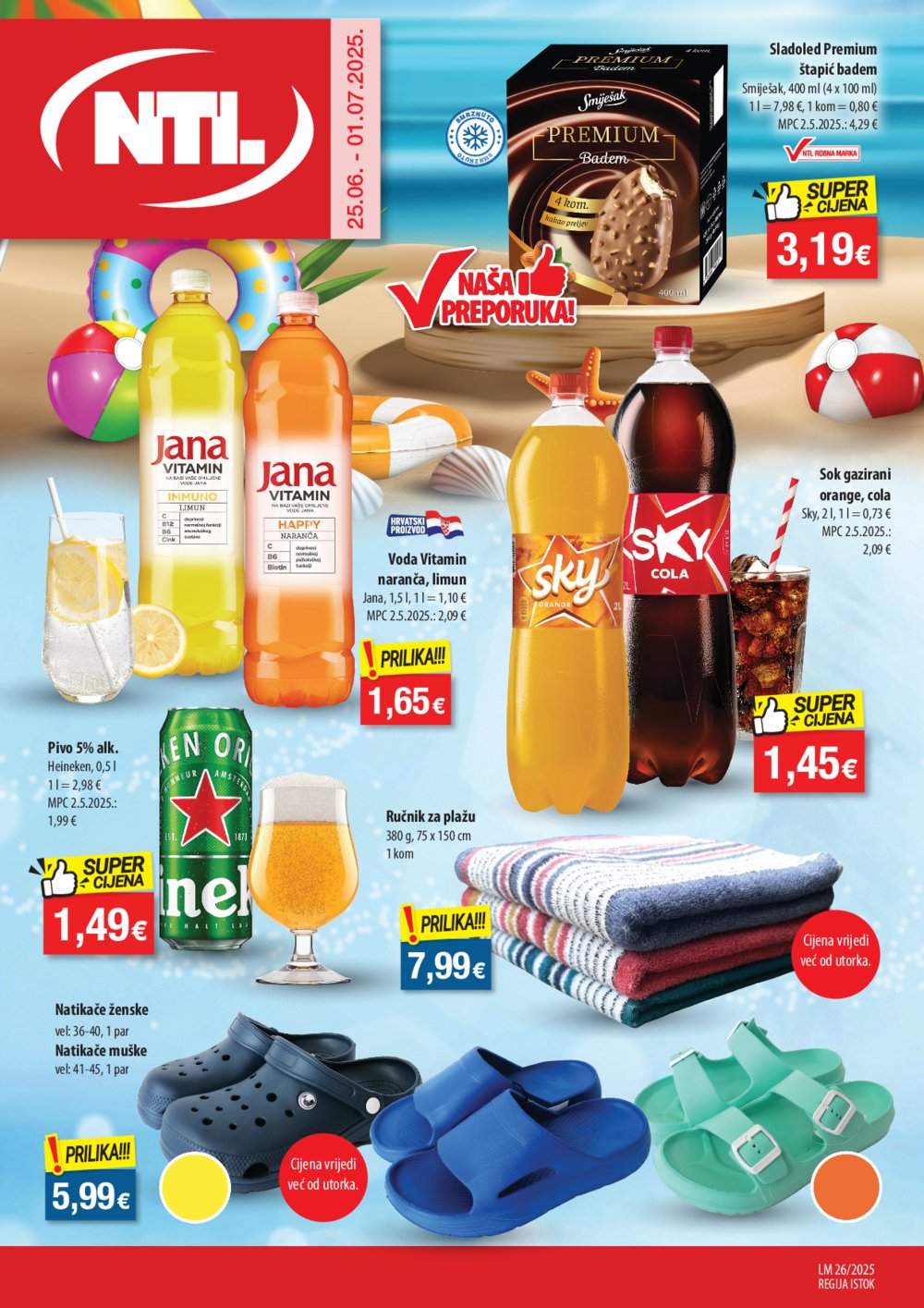 NTL katalog Akcija 25.06.-01.07.2025. Istok