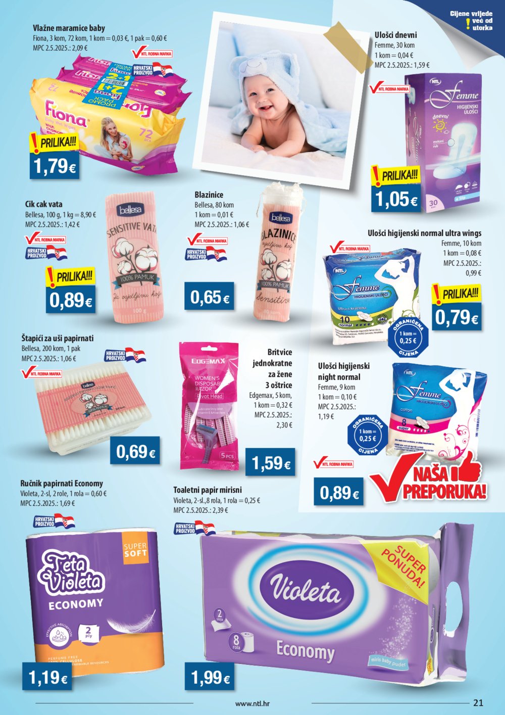 NTL katalog Akcija 25.06.-01.07.2025. Istok