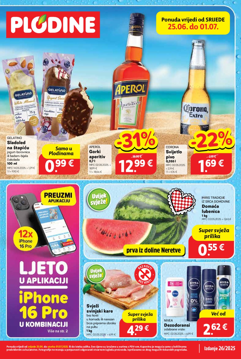 Plodine katalog Akcija 25.06.-01.07.2025.