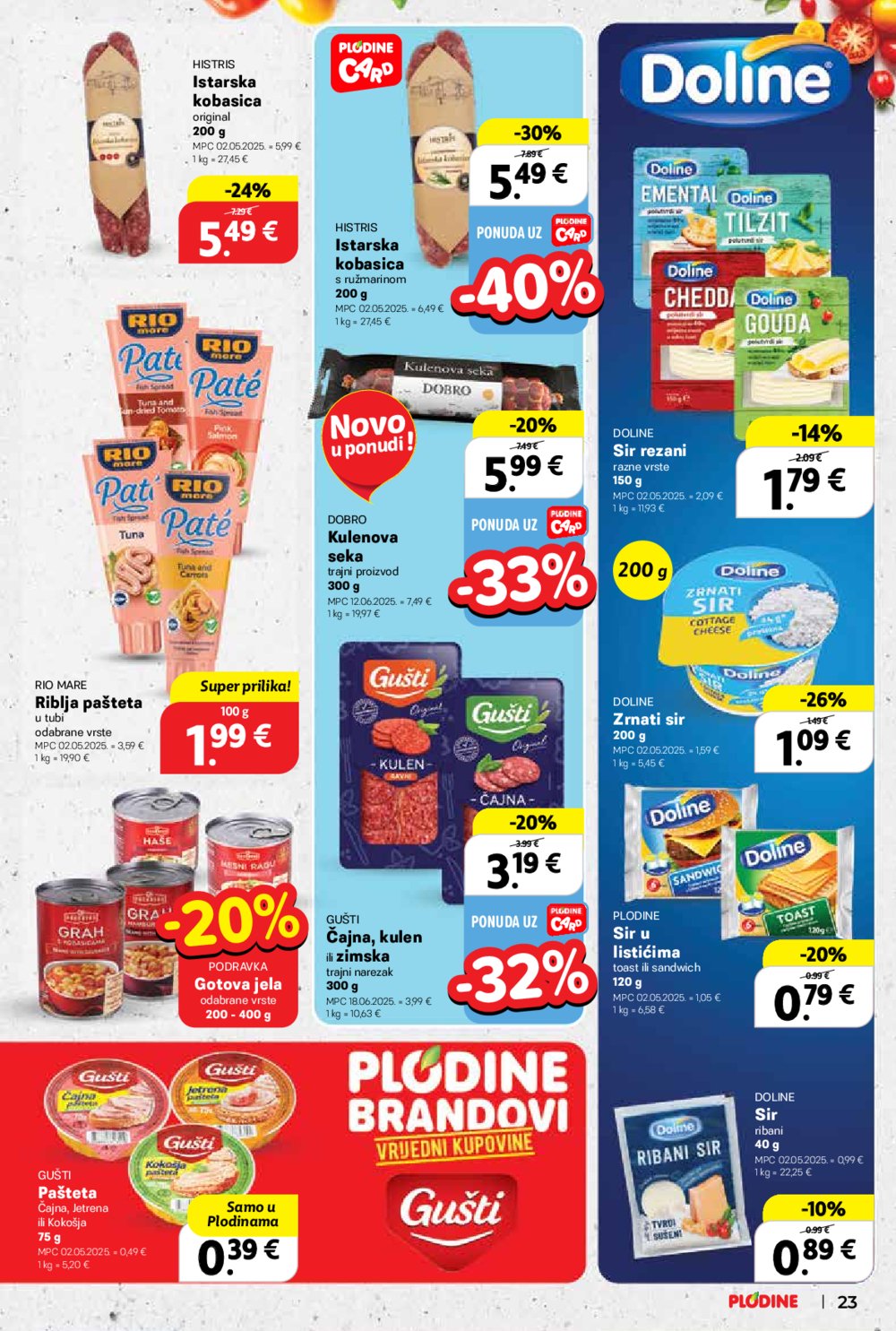 Plodine katalog Akcija 25.06.-01.07.2025.