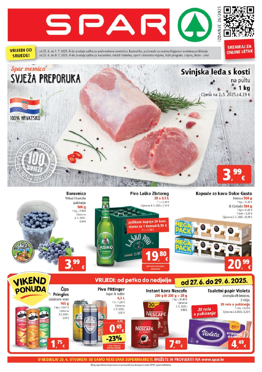 SPAR katalog akcija 25.06.-01.07.2025.