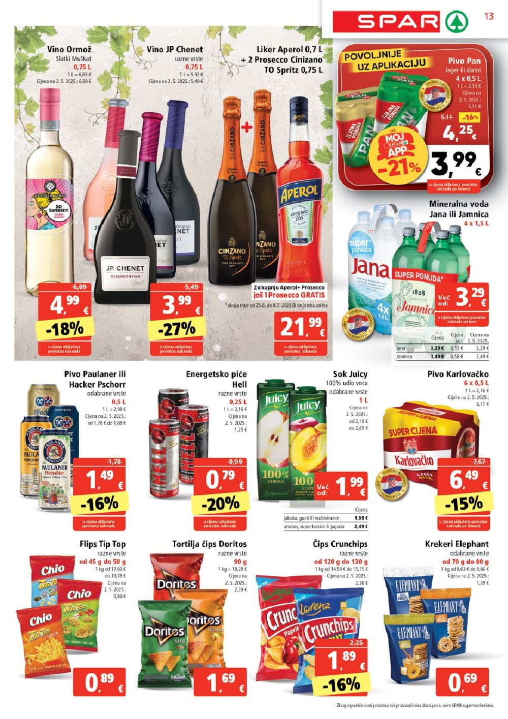 SPAR katalog akcija 25.06.-01.07.2025.