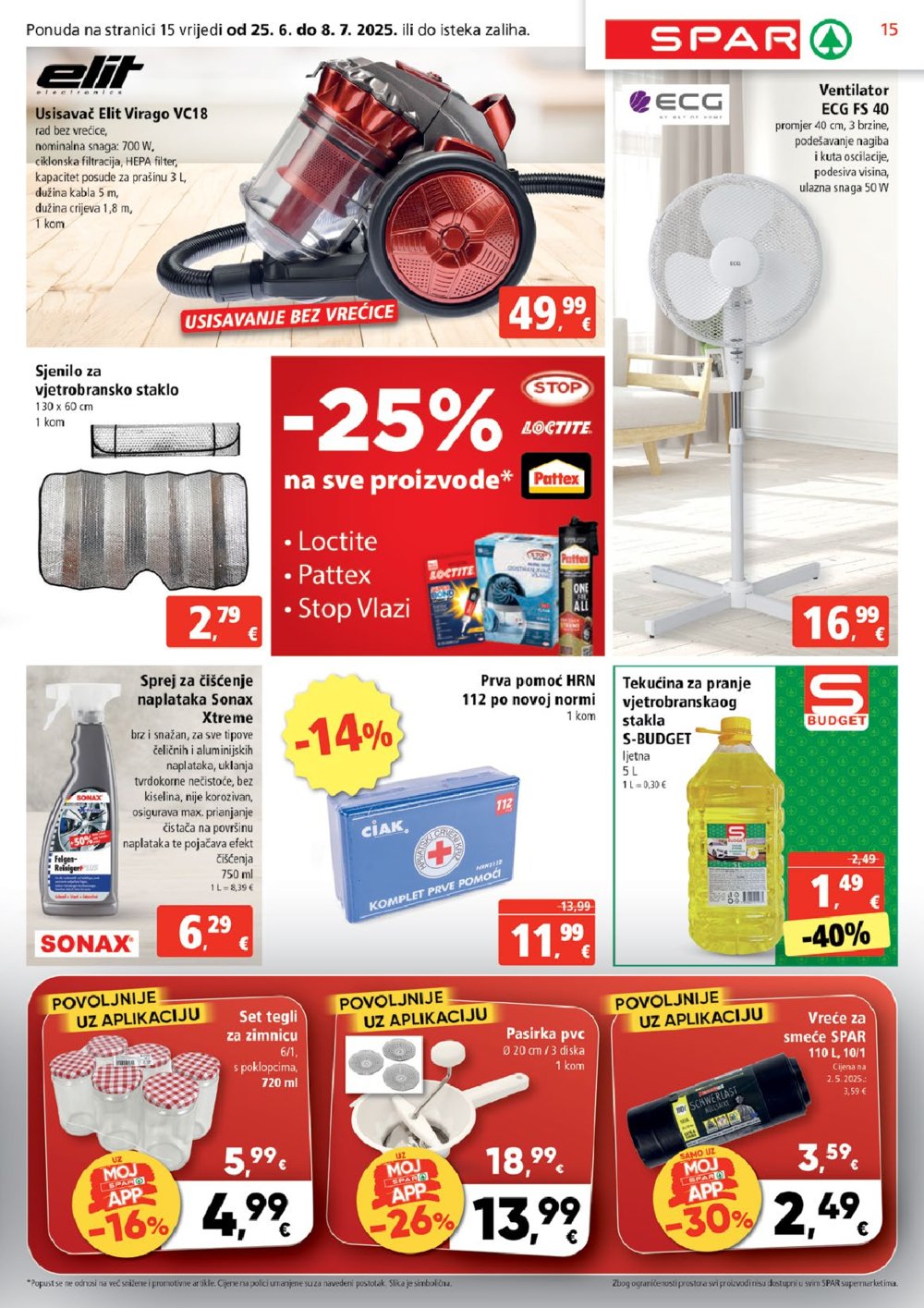 SPAR katalog akcija 25.06.-01.07.2025.