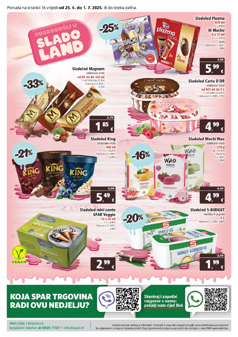 SPAR katalog akcija 25.06.-01.07.2025.