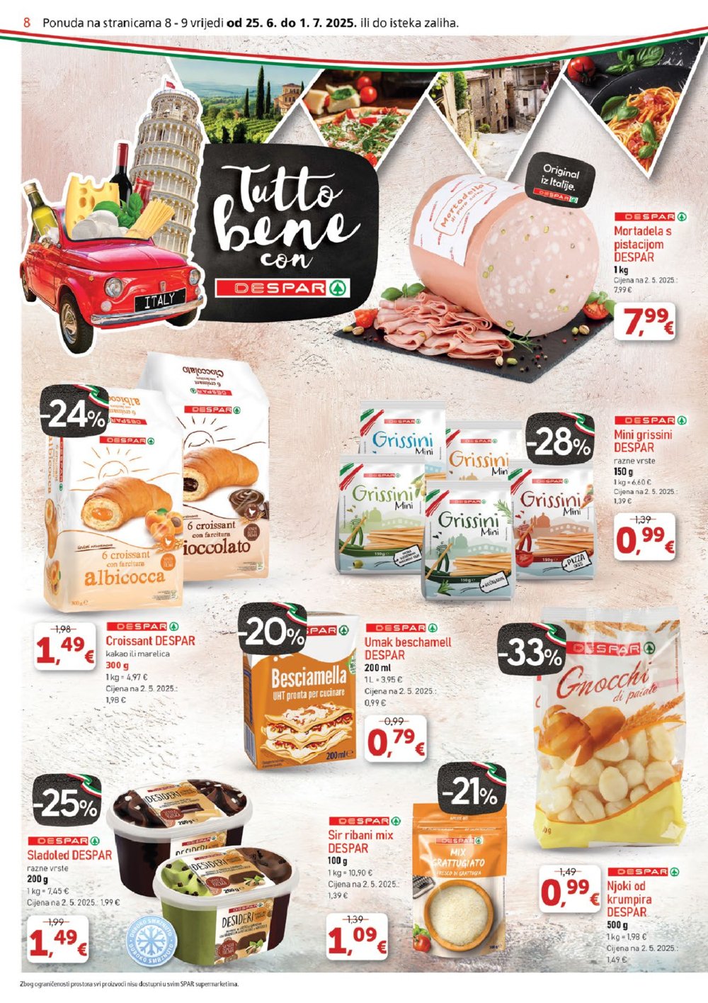 SPAR katalog akcija 25.06.-01.07.2025.