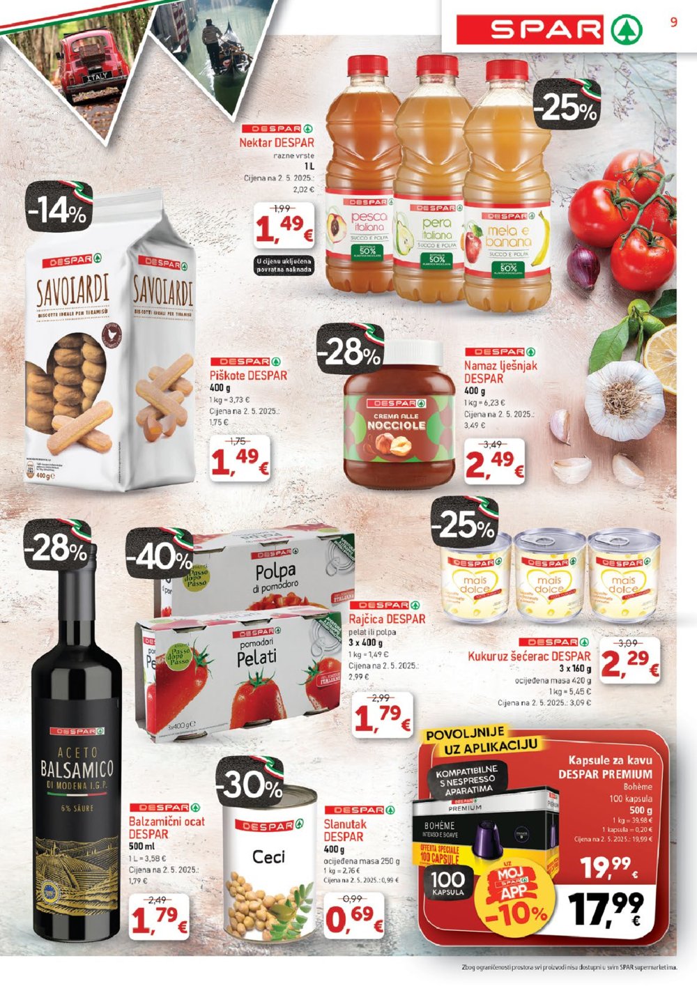 SPAR katalog akcija 25.06.-01.07.2025.