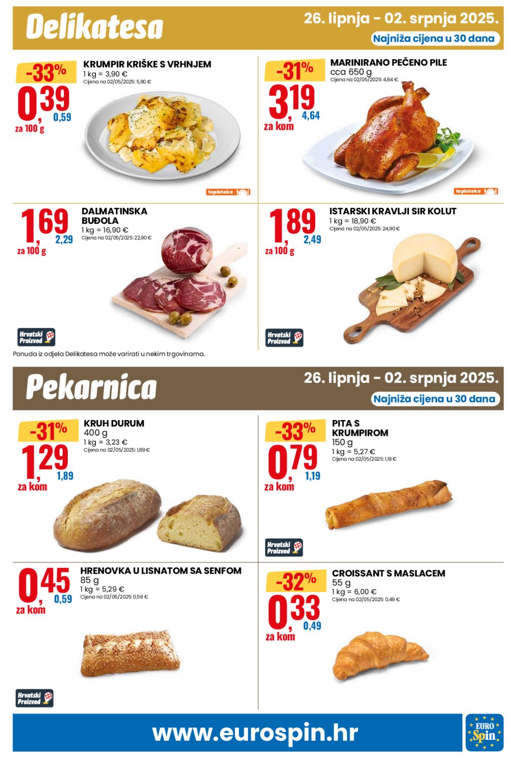 Eurospin katalog Pametna kupnja 26.06. - 02.07.2025.