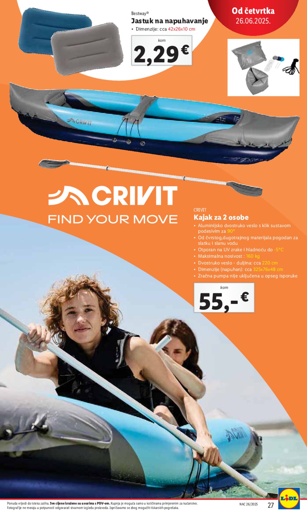 Lidl katalog super ponuda od četvrtka 26.06. - 29.06.2025.