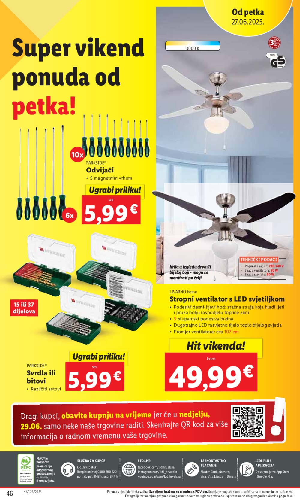 Lidl katalog super ponuda od četvrtka 26.06. - 29.06.2025.