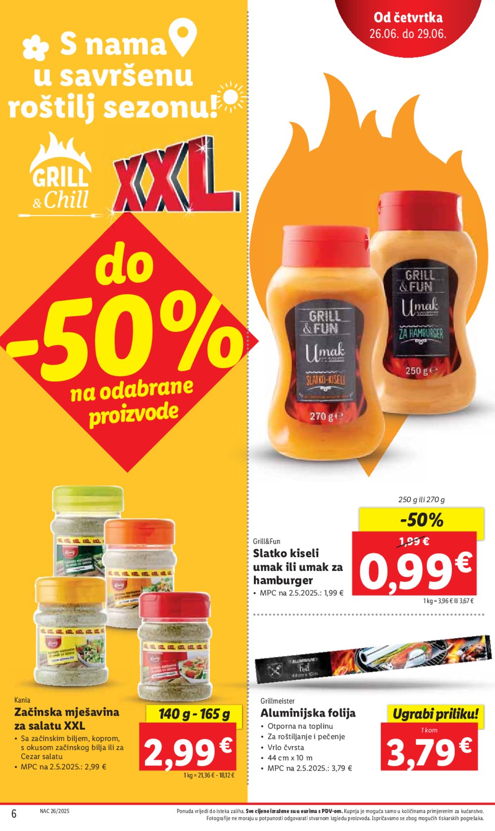 Lidl katalog super ponuda od četvrtka 26.06. - 29.06.2025.