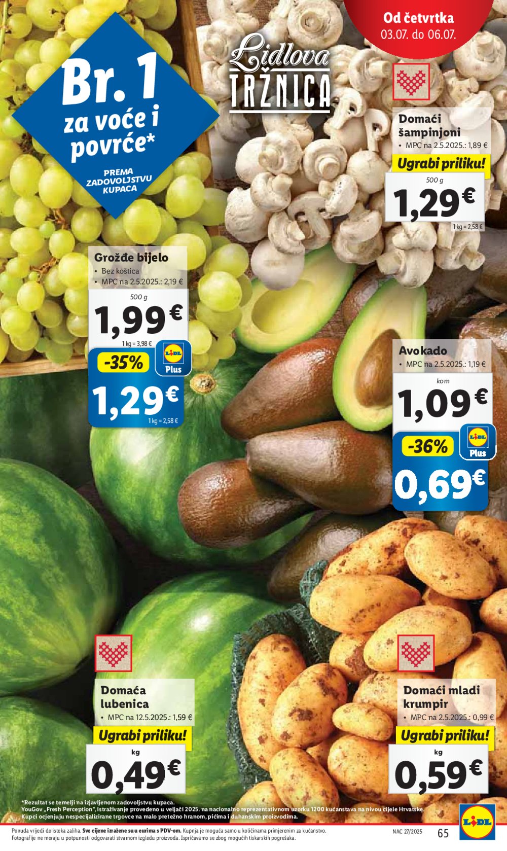 Lidl katalog super ponuda od ponedjeljka 30.06. - 06.07.2025. 