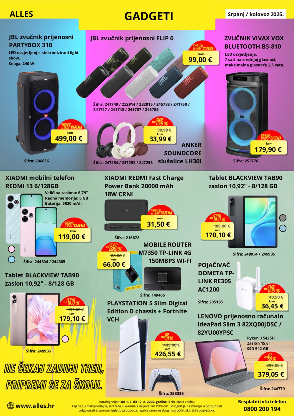 Alles katalog 01. 07. 2025. - 17. 08. 2025.