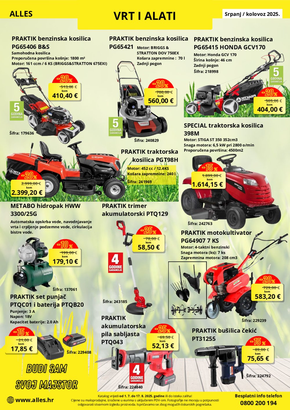 Alles katalog 01. 07. 2025. - 17. 08. 2025.