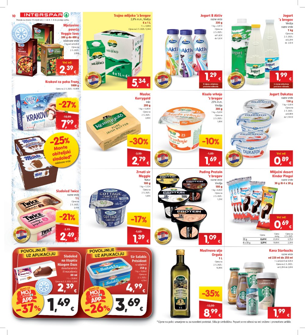 INTERSPAR katalog Akcija 02.07.-08.07.2025.