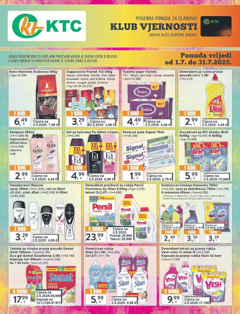 KTC Katalog široke potrošnje 03. 07. - 09. 07. 2025.