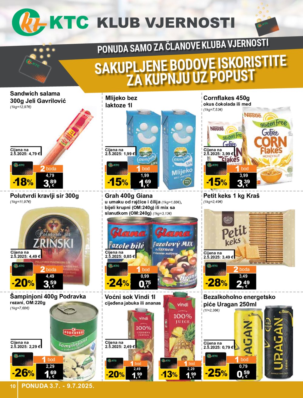 KTC Katalog široke potrošnje 03. 07. - 09. 07. 2025.